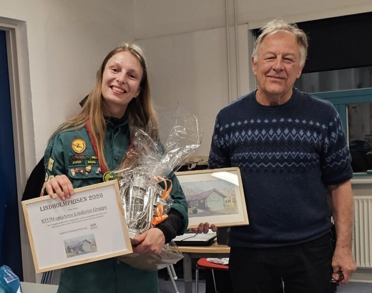 Spejderne fik tildelt Lindholmprisen 2026